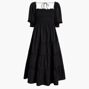 Hill House Home - The Nesli Nap Dress - Black Dot - Black Dot / XS